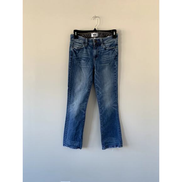 Paige Straight Leg Morgan Jeans Medium Wash Size 25 - Picture 2 of 7